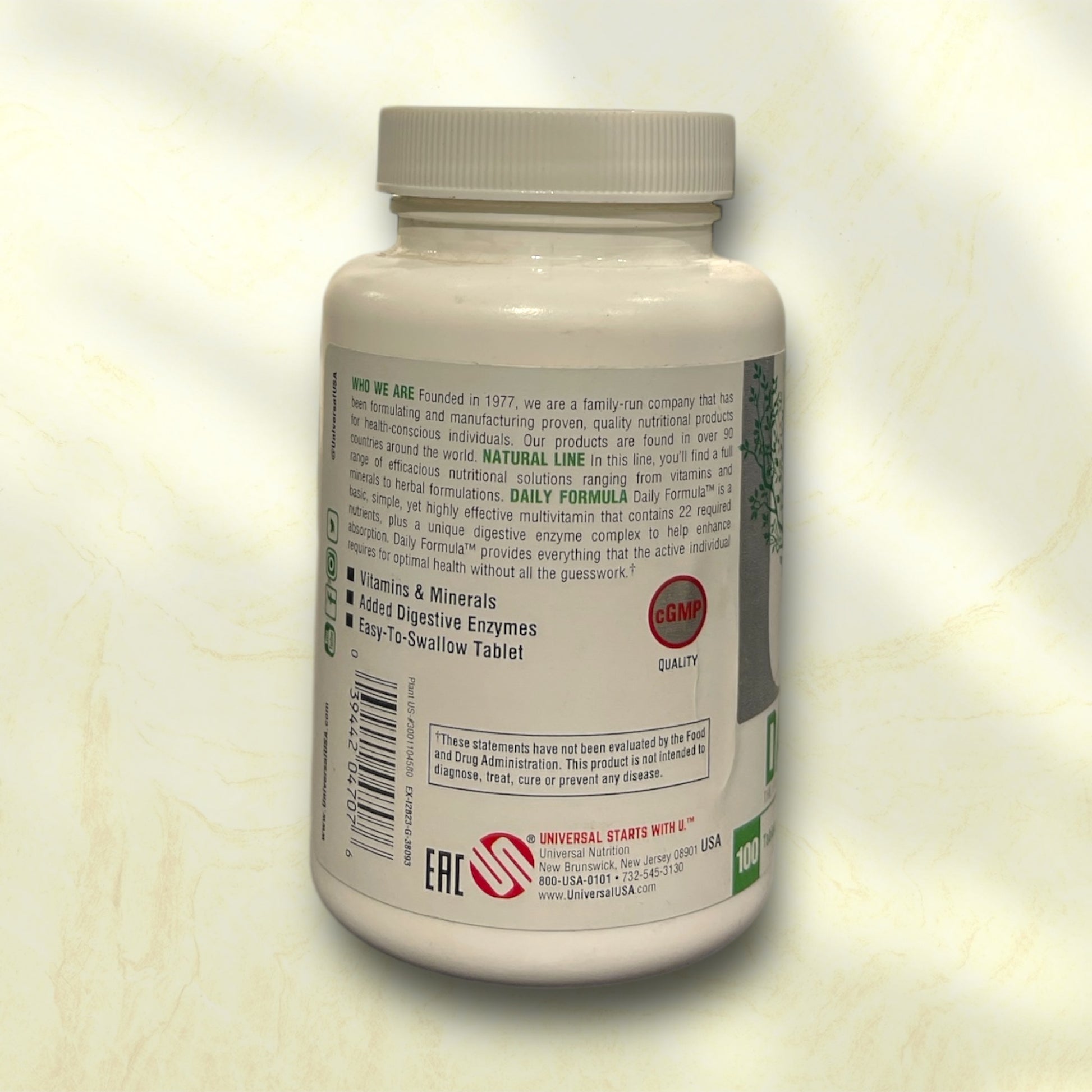 Daily Formula Daily Multivitamin is a dietary supplement designed to provide essential vitamins and minerals that help support overall health and well-being - Power Fit Supplements Egypt