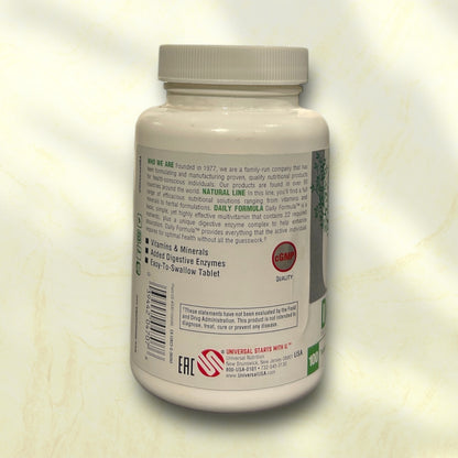 Daily Formula Daily Multivitamin is a dietary supplement designed to provide essential vitamins and minerals that help support overall health and well-being - Power Fit Supplements Egypt