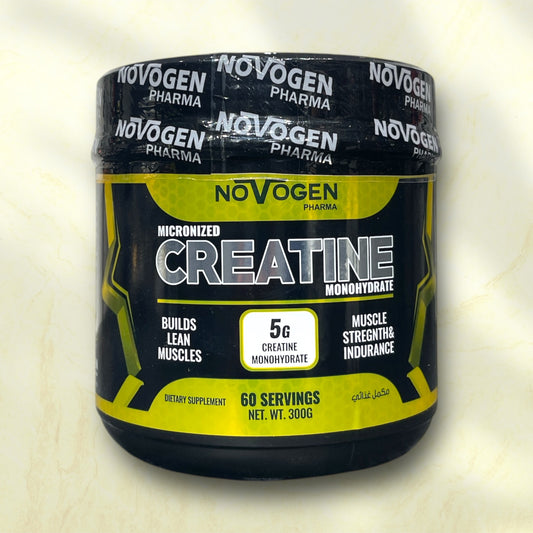 Novogen Micronized Creatine Monohydrate – Pure Creatine for Strength and Endurance - Power Fit Supplements Egypt