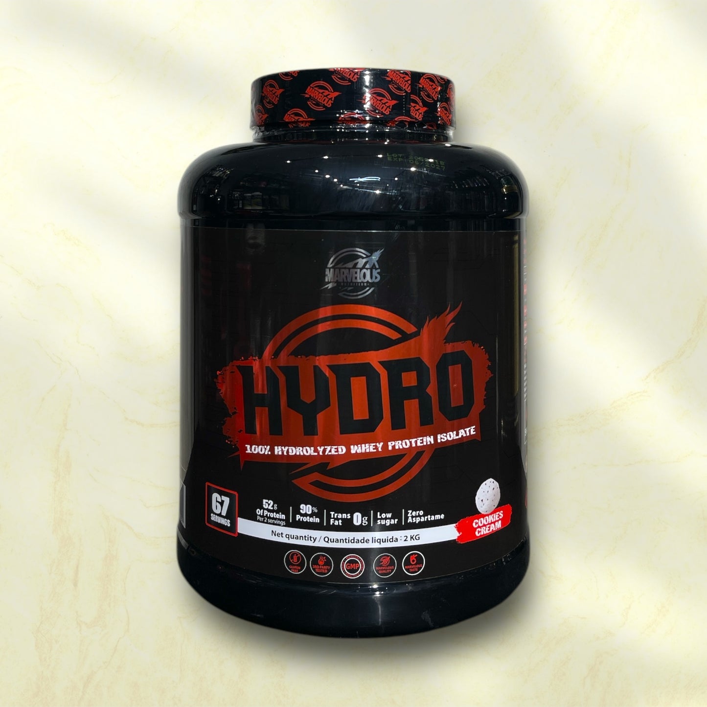 Marvelous Hydro Whey Isolate is a premium type of whey protein isolate, designed to deliver high-quality - Power Fit Supplements Egypt