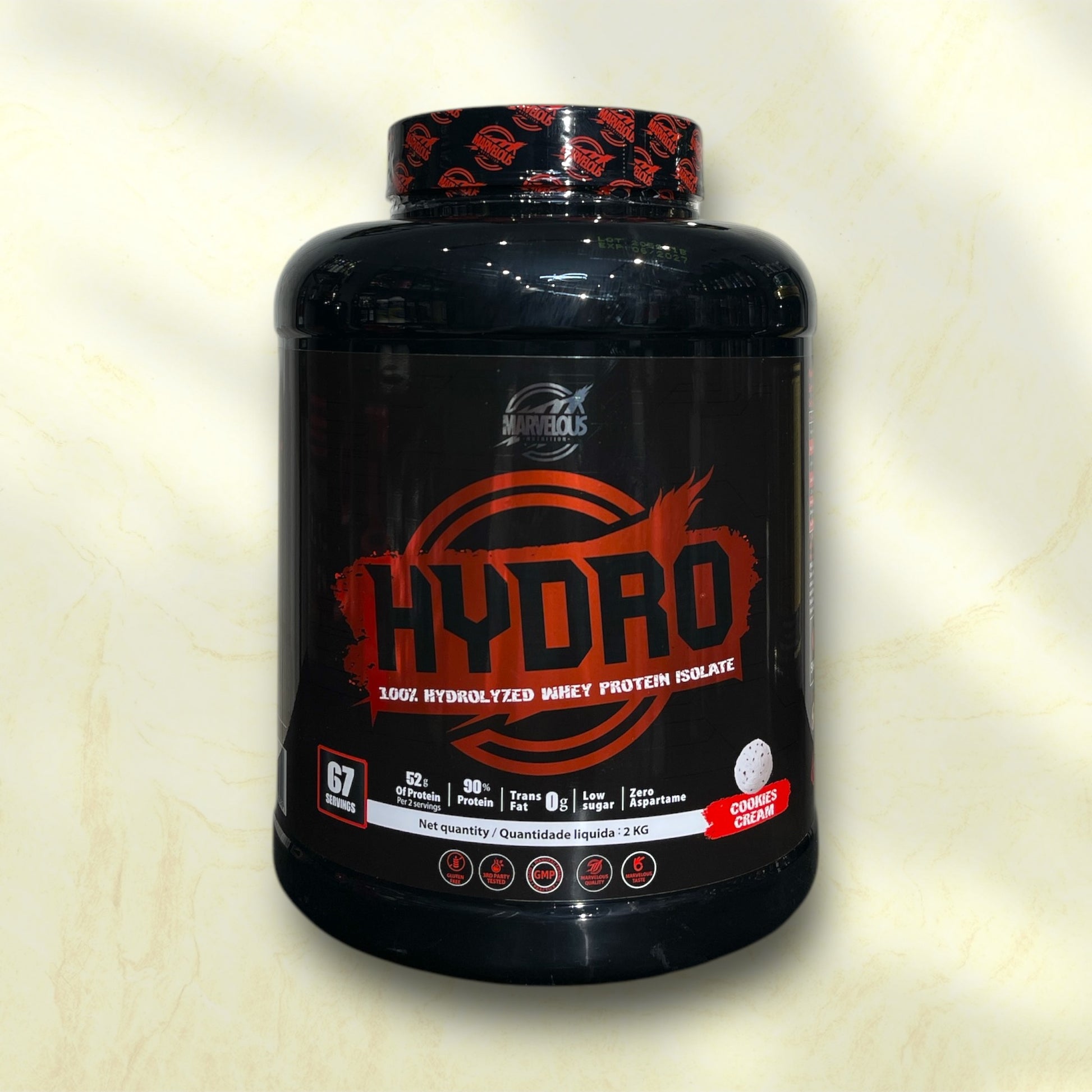 Marvelous Hydro Whey Isolate is a premium type of whey protein isolate, designed to deliver high-quality - Power Fit Supplements Egypt