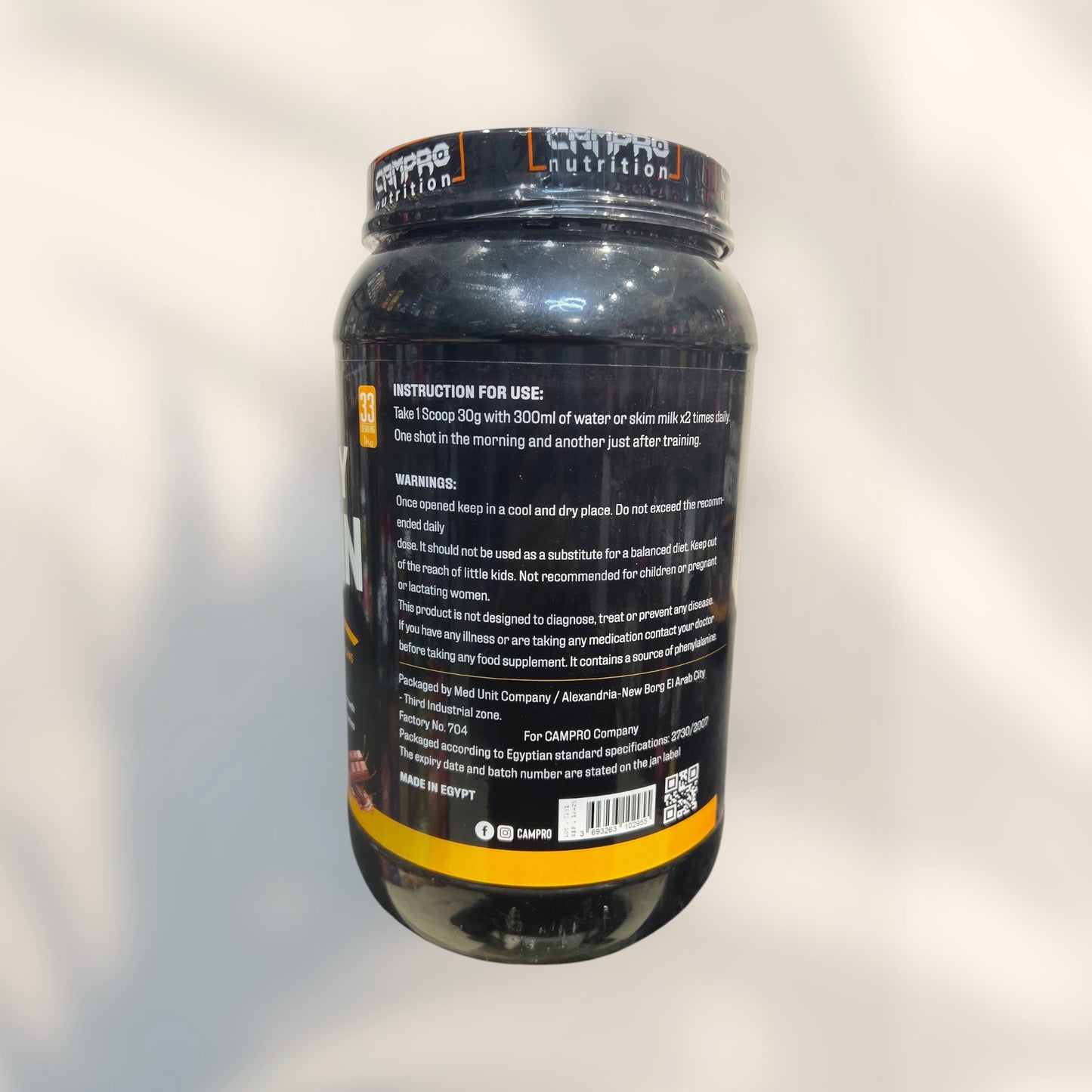 Campro Ultimate Whey Protein 1K – High-Quality Whey for Strength & Performance