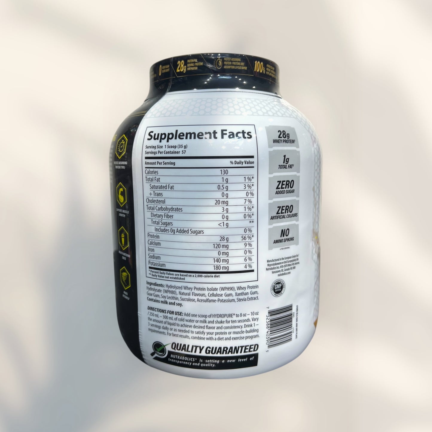 Nutrabolics Hydro Pure – Ultra-Filtered Hydrolyzed Whey Protein