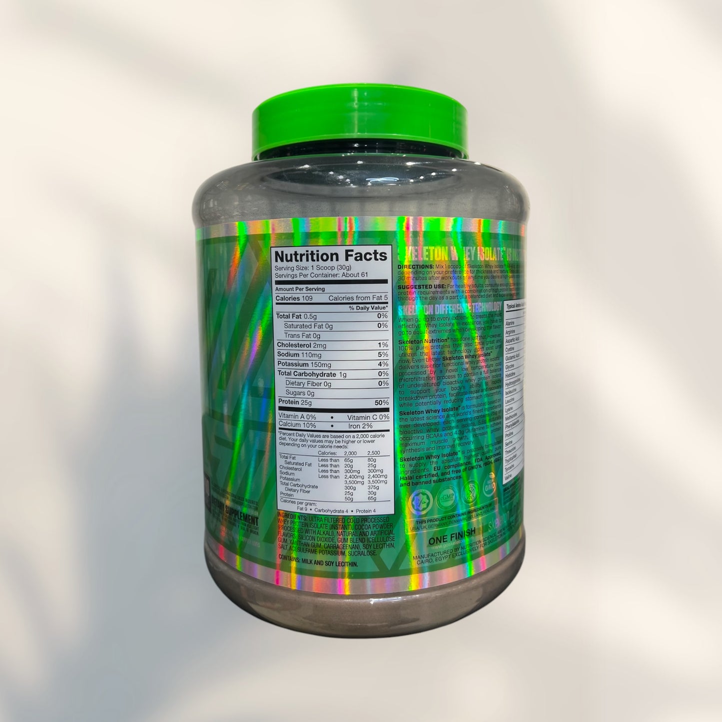 Skeleton Nutrition Whey Protein Isolate – Ultra-Pure Isolate for Lean Gains