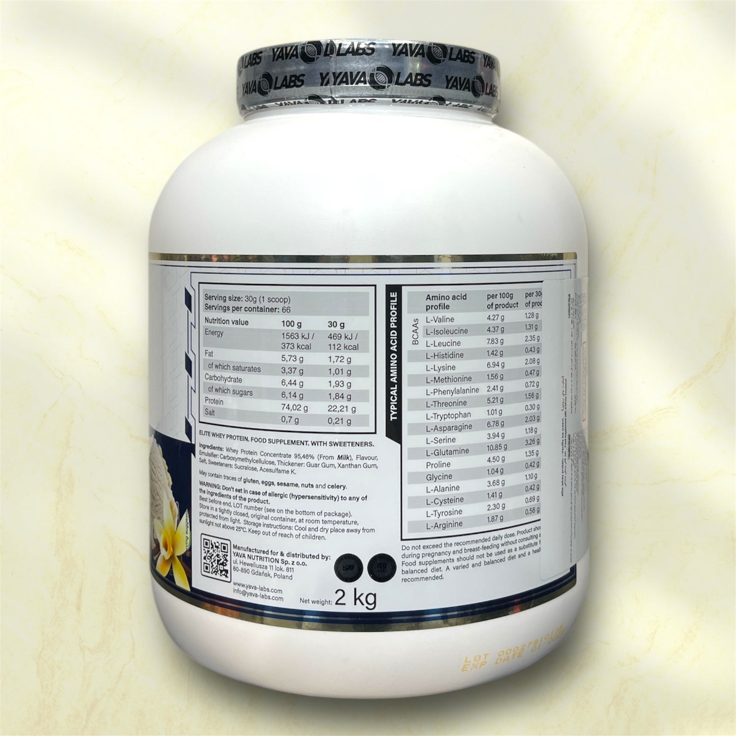 Yava Labs Elite Whey Protein is a premium supplement crafted to support muscle growth, enhance recovery, and improve overall athletic performance.