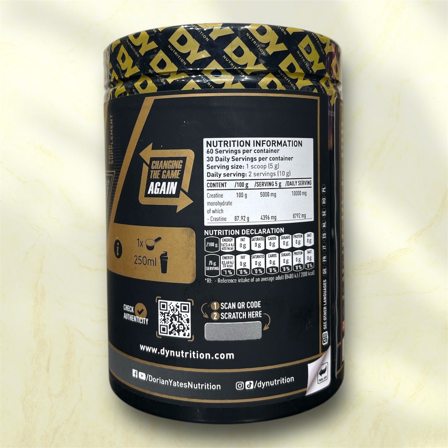 DY Creatine Monohydrate – Pure & Powerful Formula for Athletes