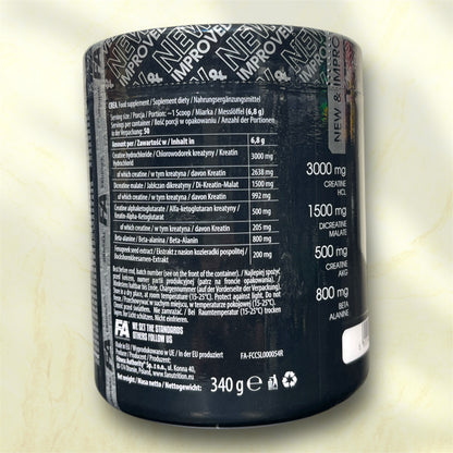 FA Core Crea is a multi-component creatine supplement developed by FA Nutrition, designed to enhance strength, endurance, and muscle recovery.
