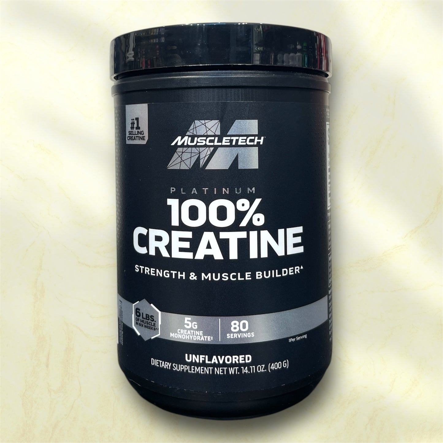 MuscleTech Platinum 100% Creatine is a high-quality creatine monohydrate supplement designed to enhance strength, power, and muscle growth.