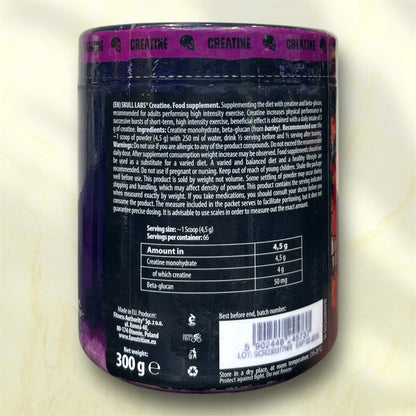Skull Labs Creatine Monohydrate is a performance-focused supplement designed to enhance strength, endurance, and muscle growth.