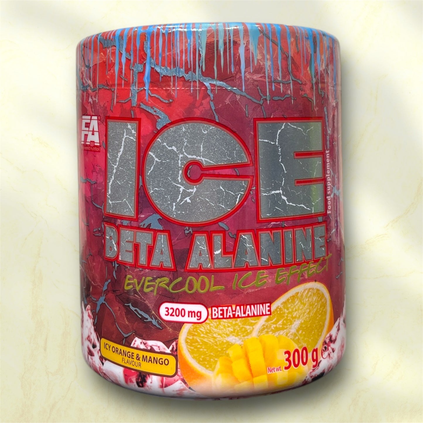 FA ICE Beta-Alanine is a powdered dietary supplement from Fitness Authority, designed to support athletes and fitness enthusiasts engaged in high-intensity and high-volume strength training sessions.