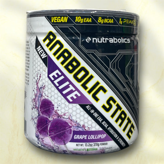 Nutrabolics Anabolic State Elite is a premium intra-workout supplement designed to support muscle growth,