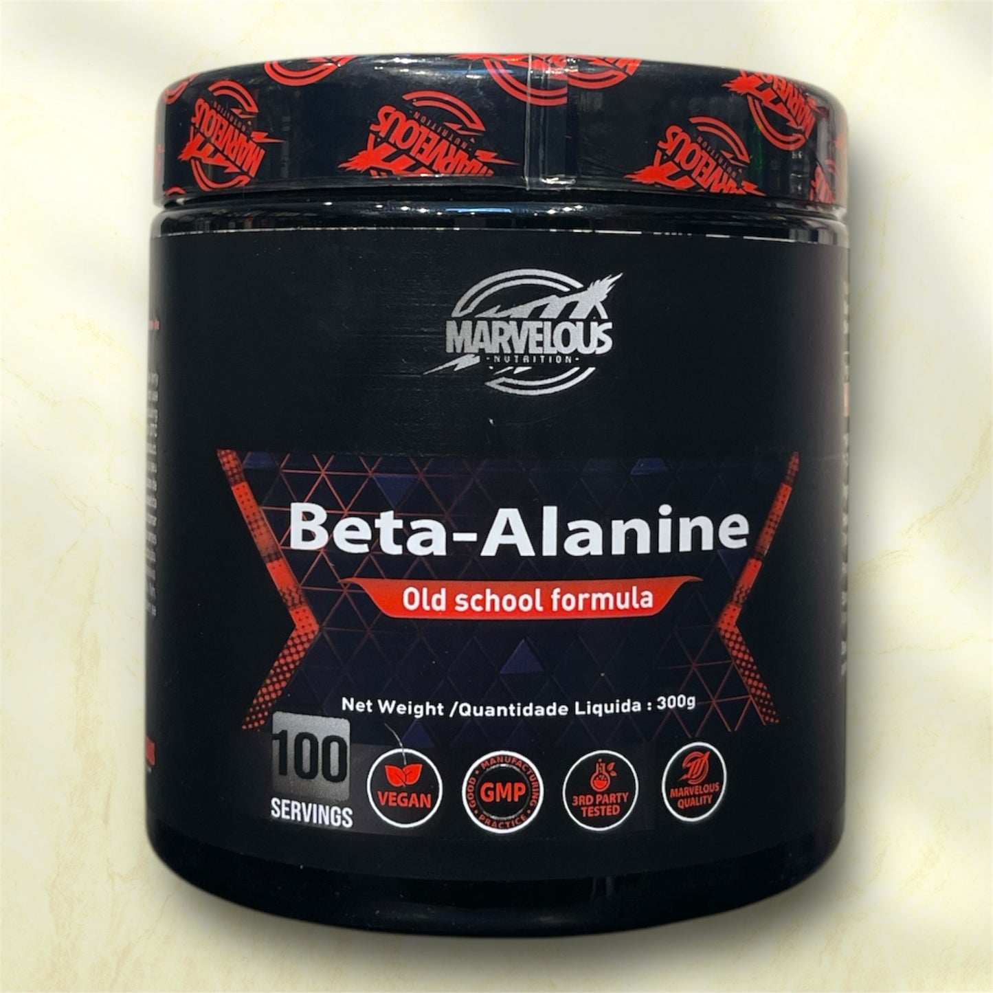 Marvelous Beta-Alanine is a high-quality, unflavored supplement designed to enhance athletic performance by increasing muscle carnosine levels.