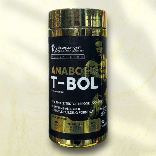 Kevin Levrone Anabolic T-BOL is a comprehensive testosterone support supplement designed to enhance muscle growth, strength, and overall vitality.
