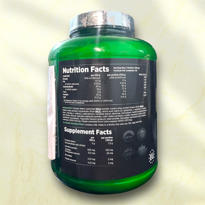Azgard Hulk Mass Extreme is a high-calorie mass gainer supplement designed to support individuals aiming to increase muscle mass and overall body weight.