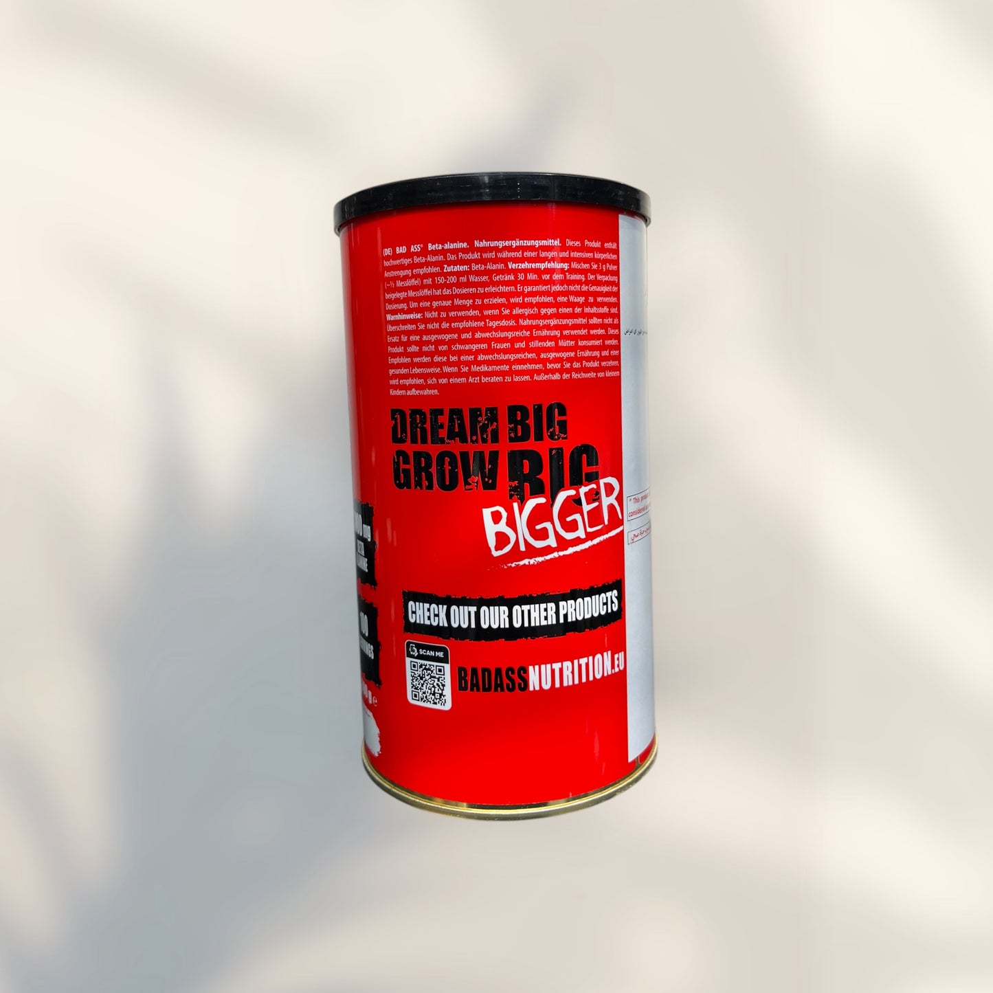 Bad Ass Beta-Alanine – Advanced Formula for Stamina & Strength