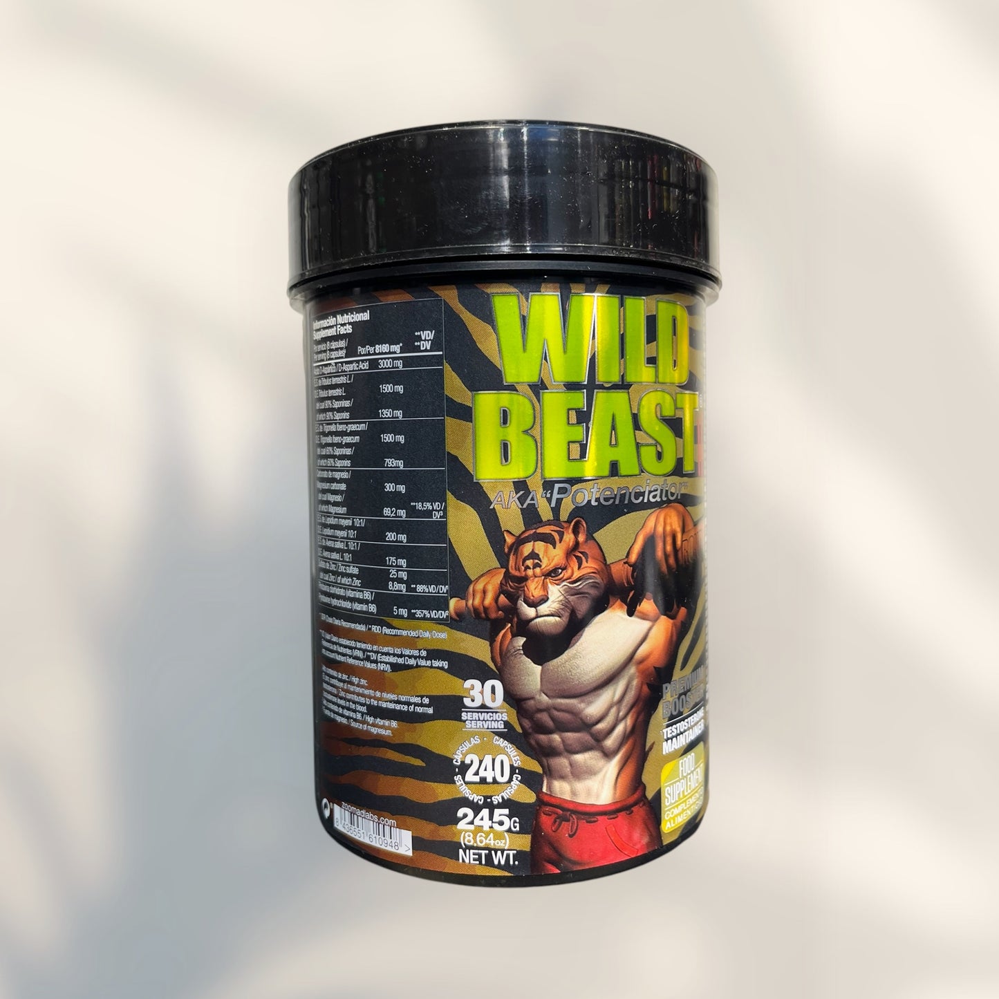Wild Beast Test Booster – Advanced Testosterone Enhancer for Muscle Gains