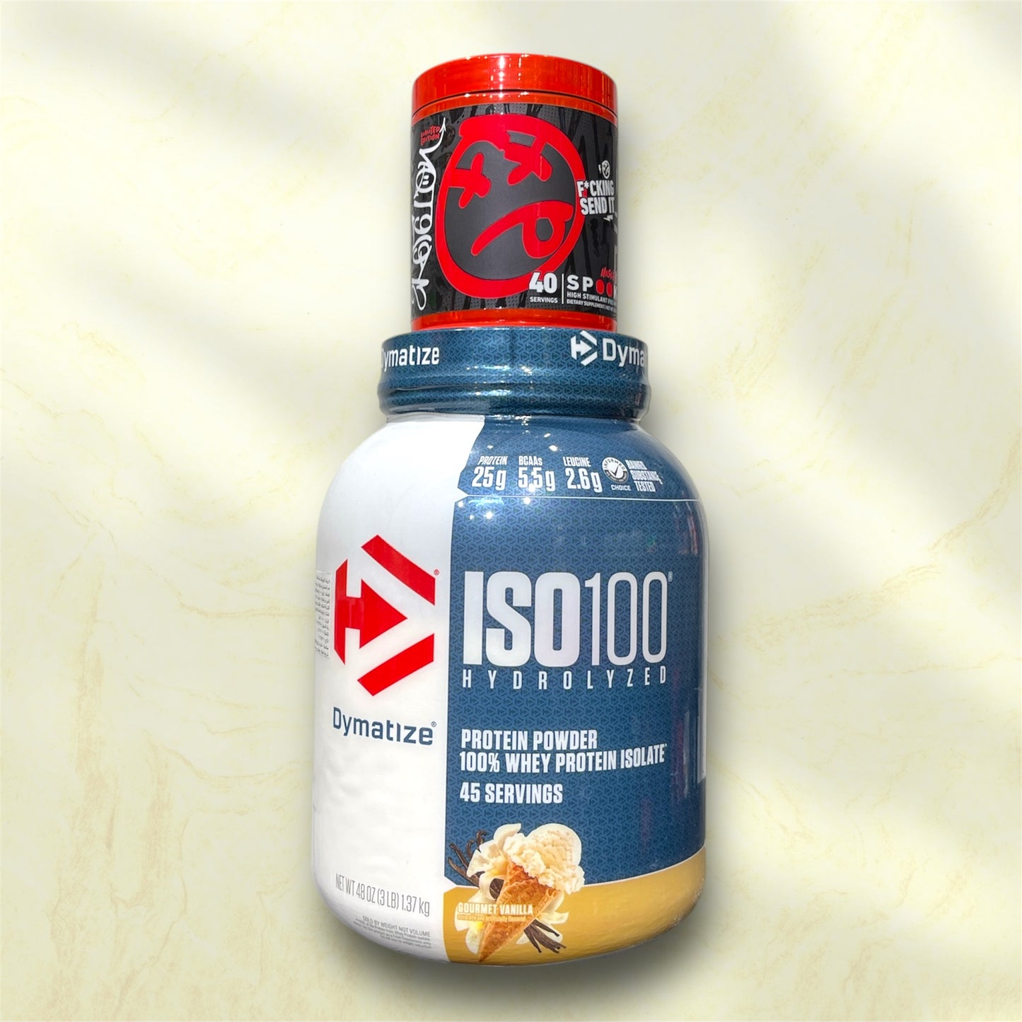 Dymatize ISO100 + Skeleton Pre-Workout Bundle | Pure Protein &amp; Extreme Energy | Power Fit Egypt