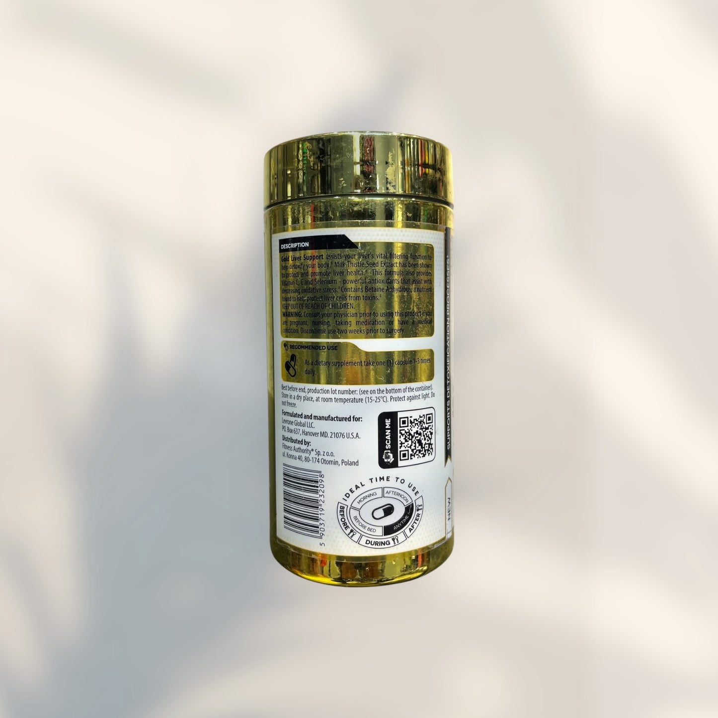 Kevin Levrone Gold Liver – Premium Liver Detox & Health Formula