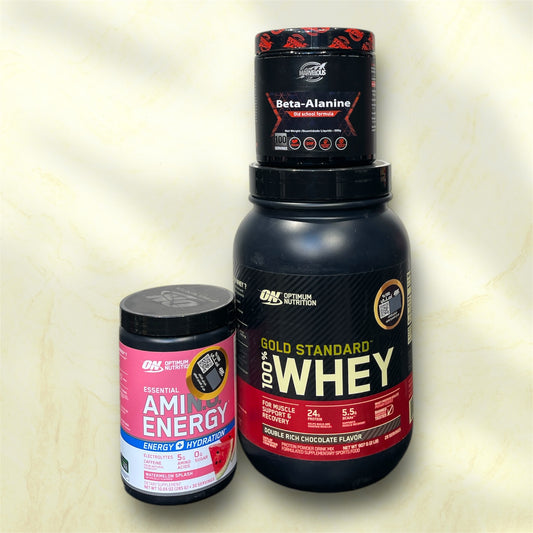 ON Gold Standard Whey + Beta-Alanine + Amino Energy | Recovery, Strength &amp; Endurance Stack | Power Fit Egypt