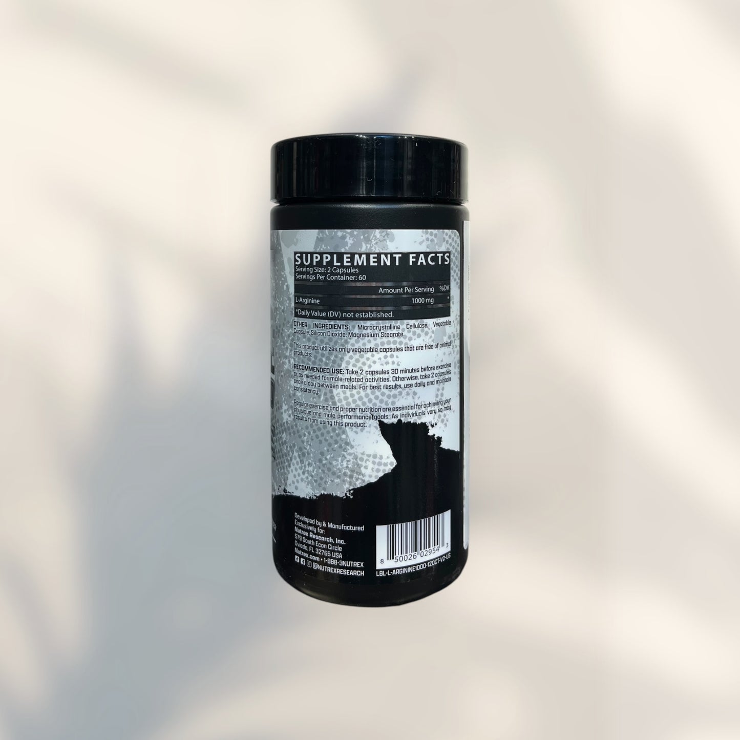 Nutrex L-Arginine – Advanced Nitric Oxide Booster for Muscle Pumps