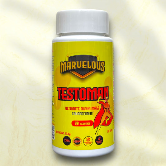 Marvelous TESTOMAN – Alpha Male Testosterone Booster (30 Servings)