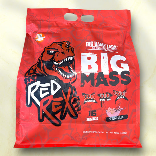 Beef Mass Red Rex – High-Protein Mass Gainer with Hydrolyzed Beef Protein (16 Servings)