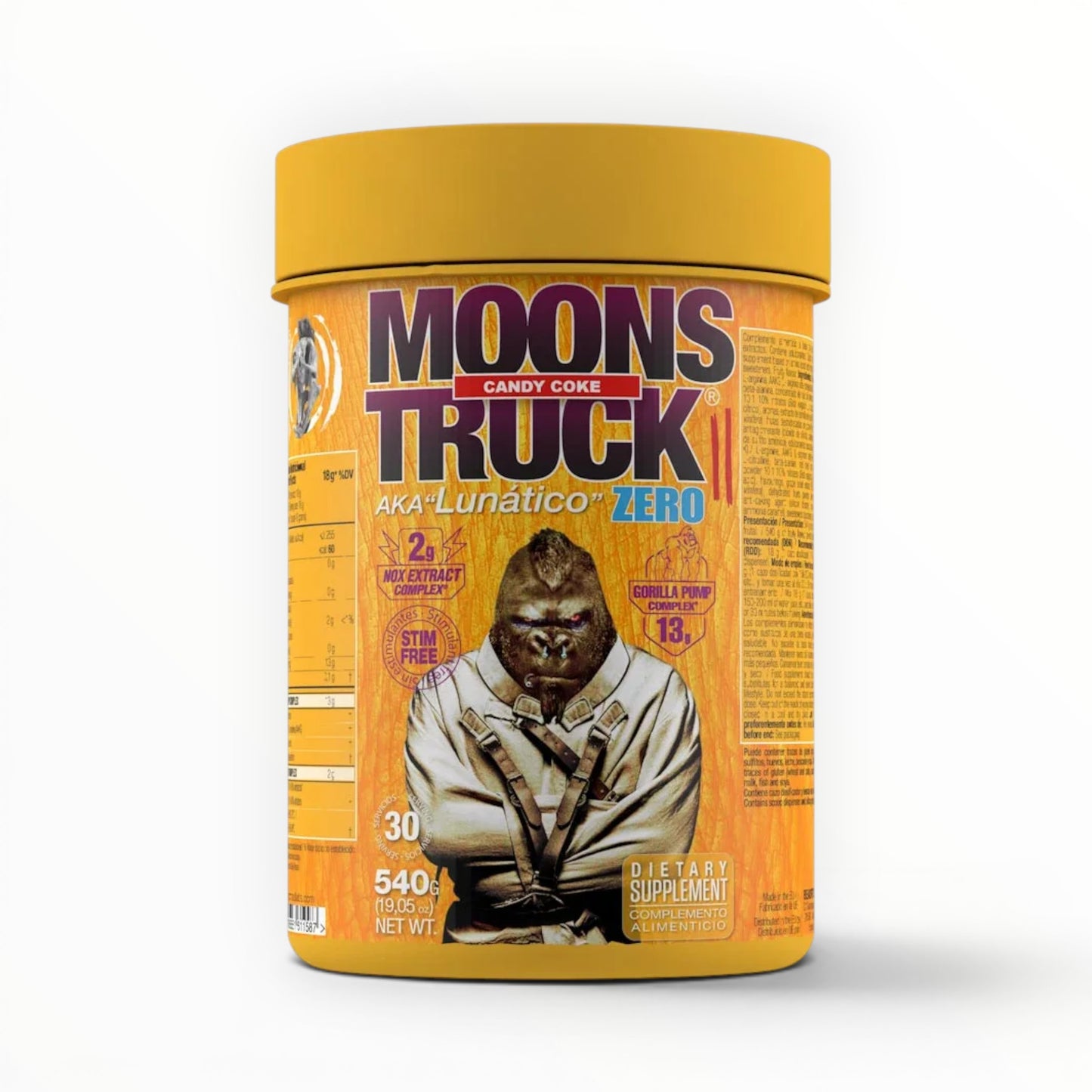 Moonstruck II Zero Pre-Workout Candy Coke | Stim-Free Pump & Performance Formula | 30 Servings