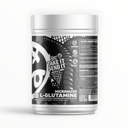 Skeleton Nutrition Glutamine 300g (100 Servings) | Muscle Recovery, Immunity & Performance Support|In Power Fit Supplements Egypt