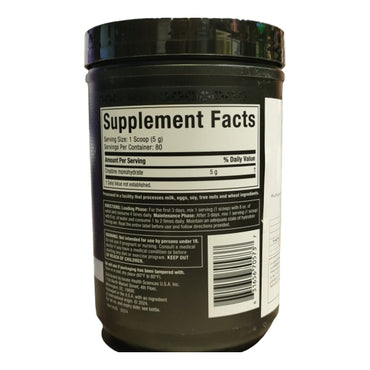 MuscleTech Platinum 100% Creatine is a high-quality creatine monohydrate supplement designed to enhance strength, power, and muscle growth.