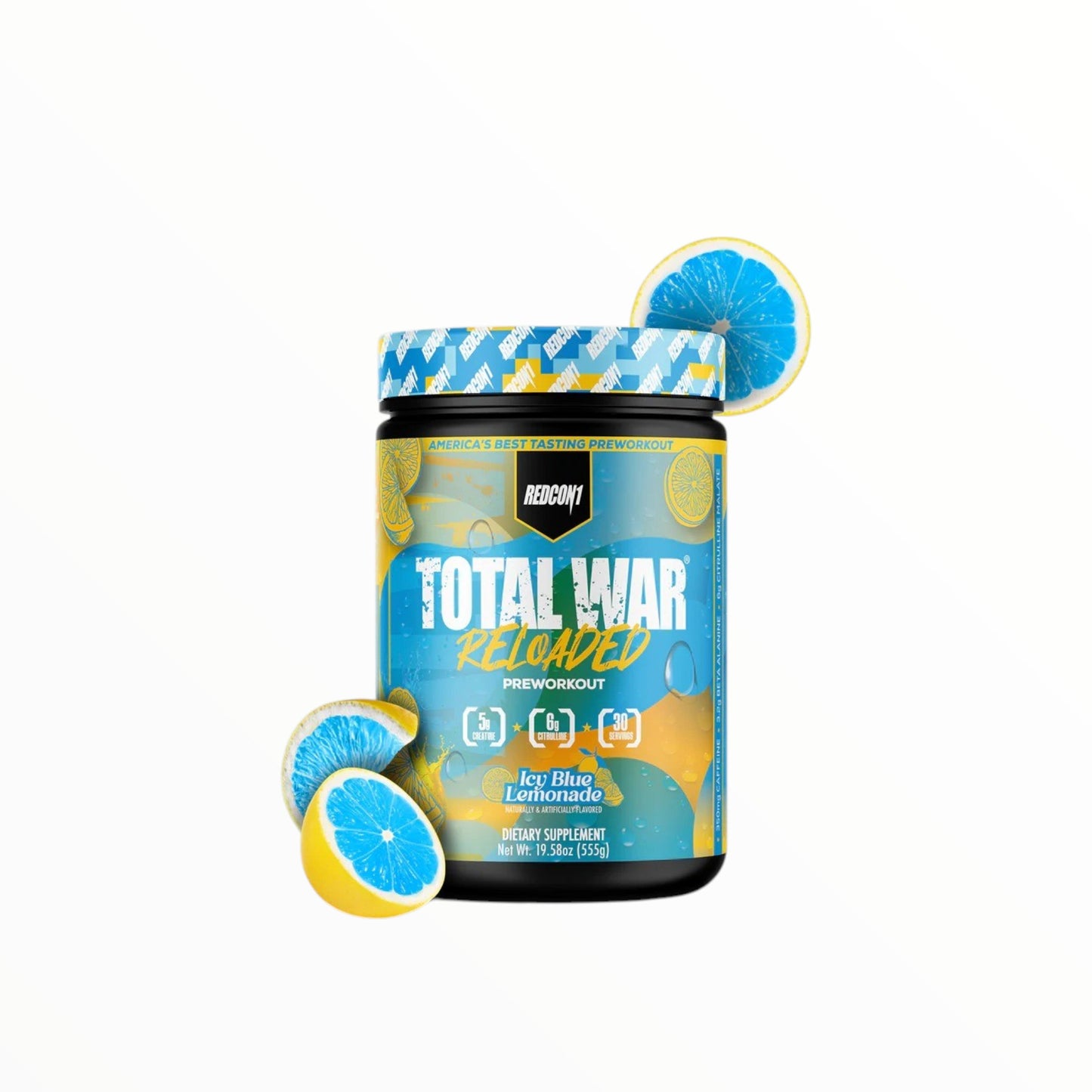 Redcon1 Total War Pre-Workout 386g (40 Servings) | Extreme Energy, Focus & Performance Booster|In Power Fit Supplements Egypt