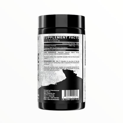 Nutrex L-Carnitine 1000 – 120 Capsules | Fat Burner & Energy Support Supplement Egypt.