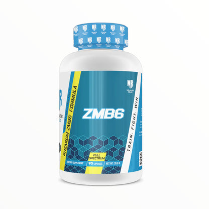 MR Muscle Rulz ZMB6 – 90 Tablets | Zinc, Magnesium & B6 for Recovery & Testosterone Support| In Power Fit Supplements Egypt