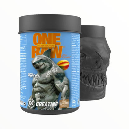 Zoomad Labs One Raw Creatine 300g (100 Servings) | Pure Micronized Creatine Monohydrate| In Power Fit Supplements Egypt
