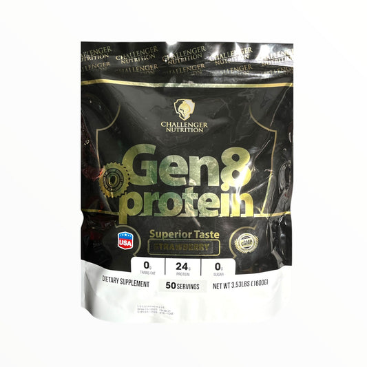Challenger Nutrition Gen8 Protein 1.6kg (50 Servings) | Advanced Muscle Gainer & Recovery Formula| In Power Fit Supplements Egypt
