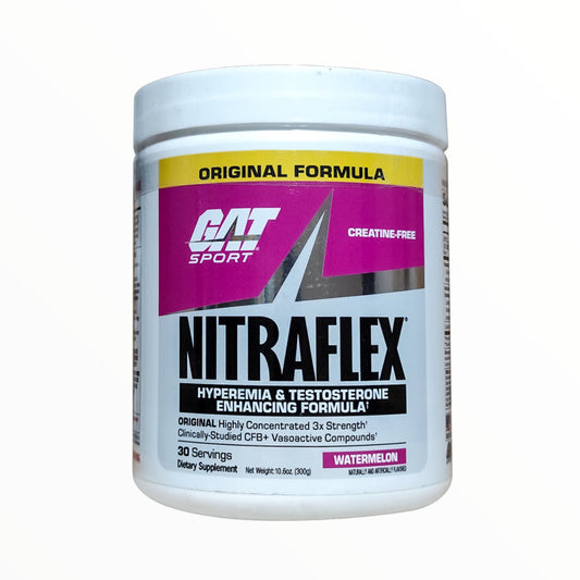 GAT Sport Nitraflex – 30 Servings | Testosterone & Pre-Workout Energy Boostr| In Power Fit Supplements Egypt