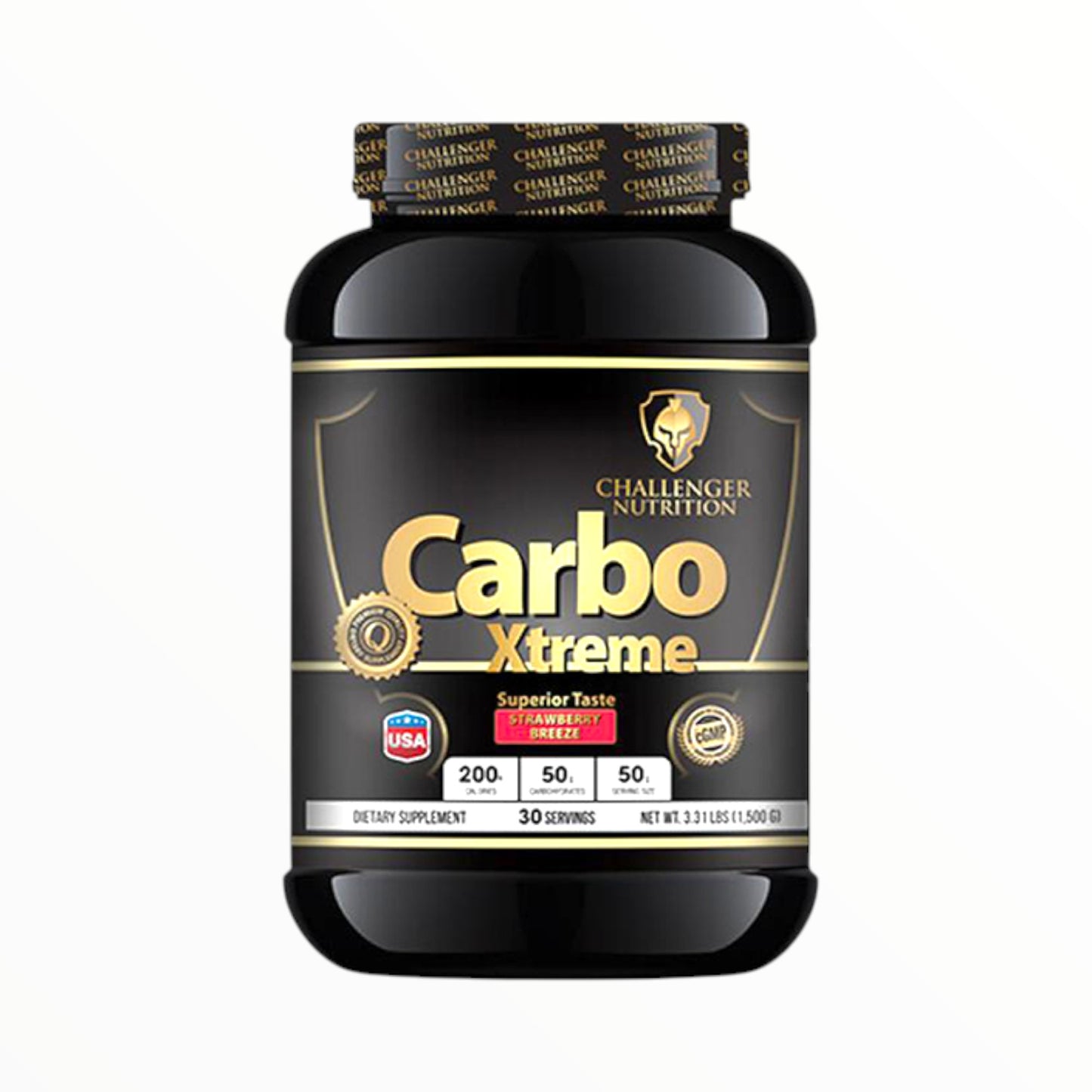 Challenger Carb 1.5kg (30 Servings) | Fast & Clean Energy Source for Performance & Recovery| In Power Fit Supplements Egypt