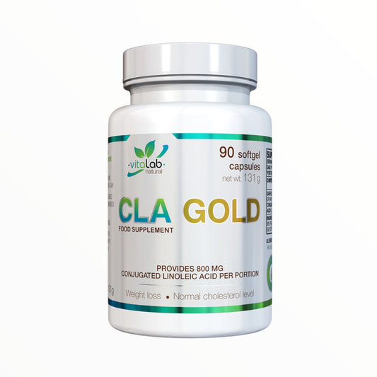 فيتا لاب CLA الذهبي - 90 قرصًا | حارق دهون ومدعم للعضلات الهزيلة | مكملات إن باور فيت مصر