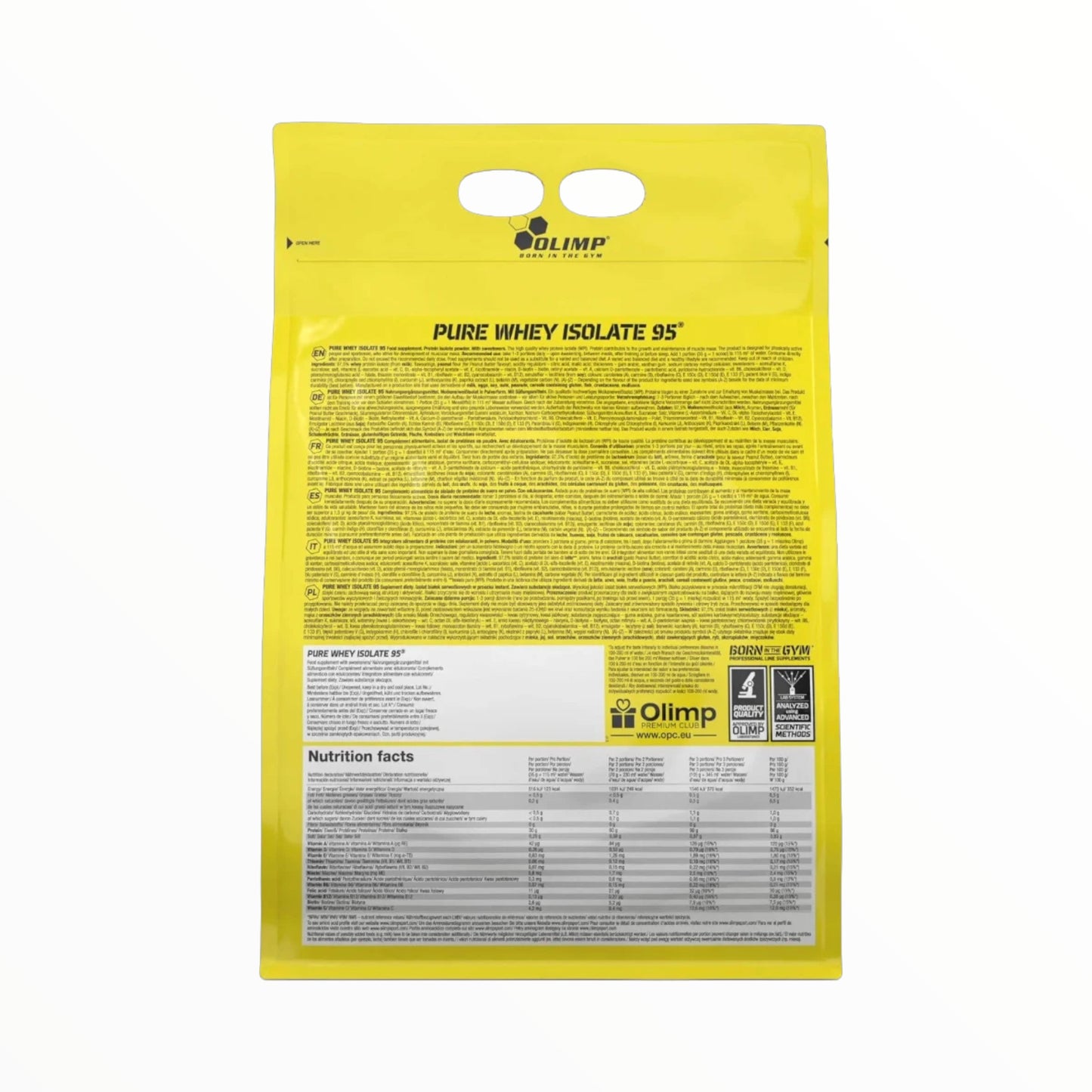 Olimp Pure Whey Isolate 95 – 1.8kg (51 Servings) | Premium Isolate Protein for Lean Muscle & Recovery|In Power Fit Supplements Egypt