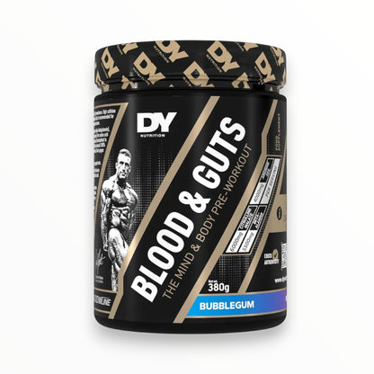 DY Nutrition Blood & Guts Pre Workout Mojito 380g – Extreme Pump, Energy & Focus Booster