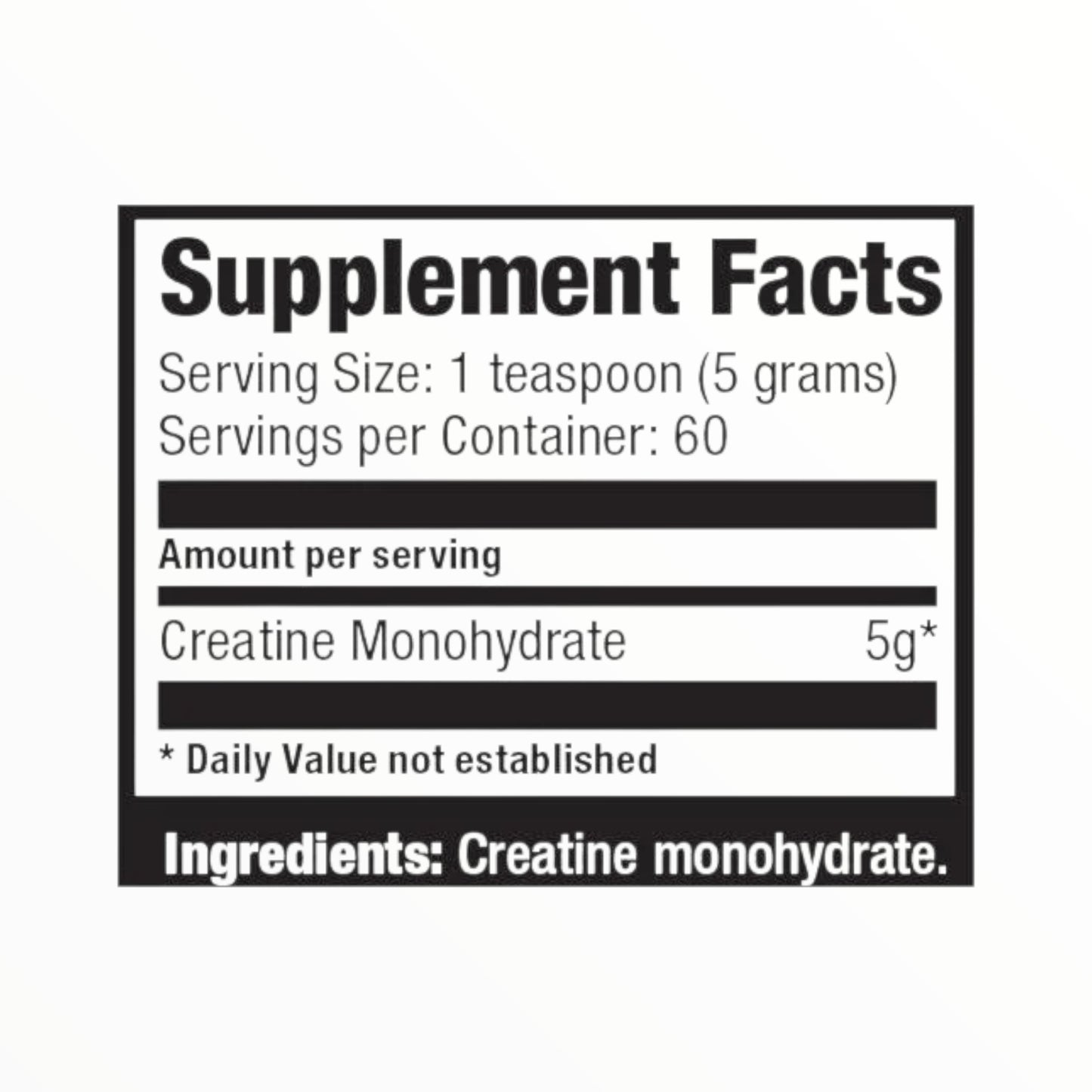 Ultimate Creatine 300g (60 Servings) | Pure Creatine Monohydrate for Strength & Performance| In Power Fit Supplements Egypt