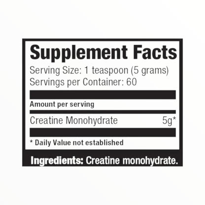 Ultimate Creatine 300g (60 Servings) | Pure Creatine Monohydrate for Strength & Performance| In Power Fit Supplements Egypt
