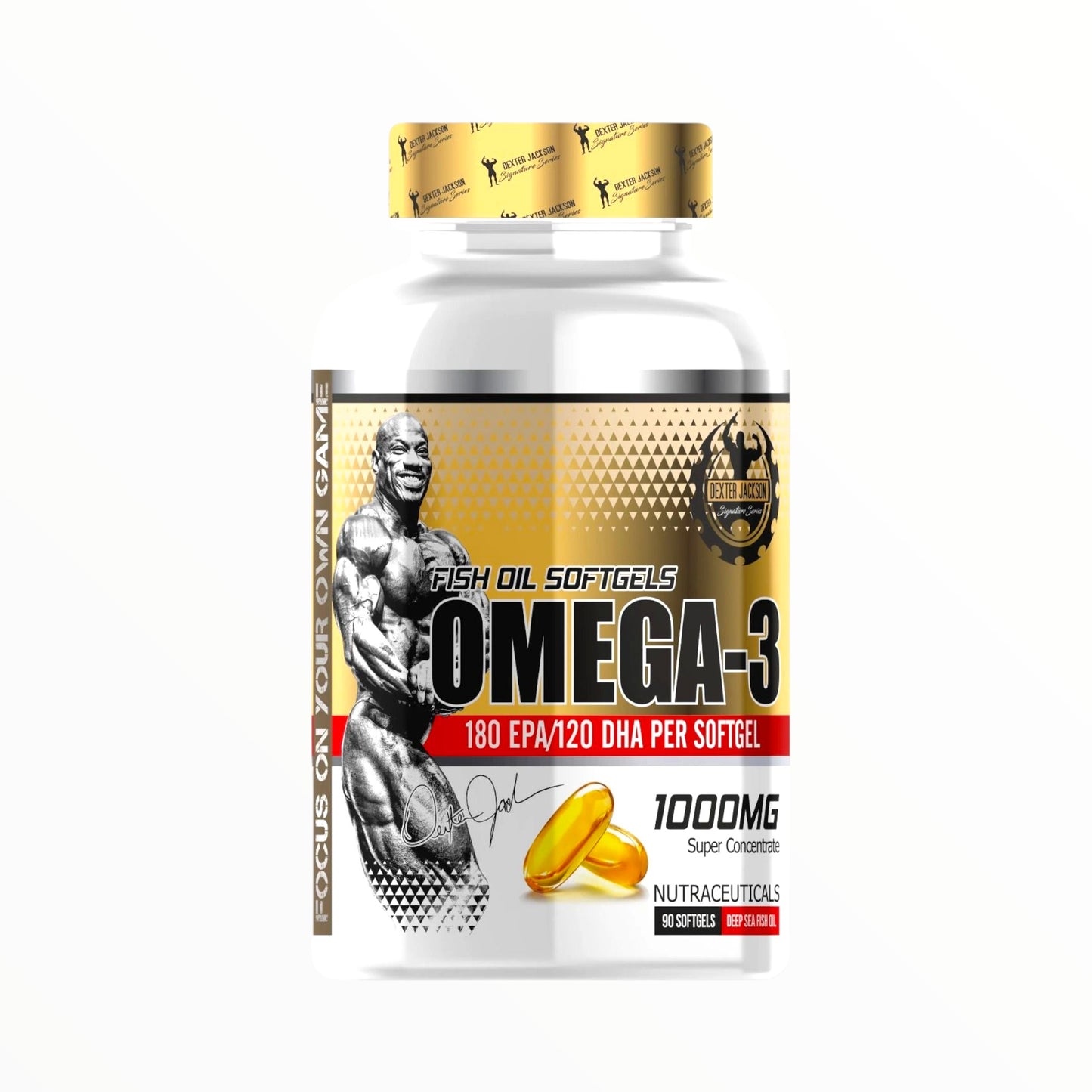 أقراص ديكستر جاكسون أوميغا 90 | أوميغا 3 عالي الفعالية لصحة القلب والدماغ والمفاصل | متوفر في باور فيت للمكملات الغذائية في مصر