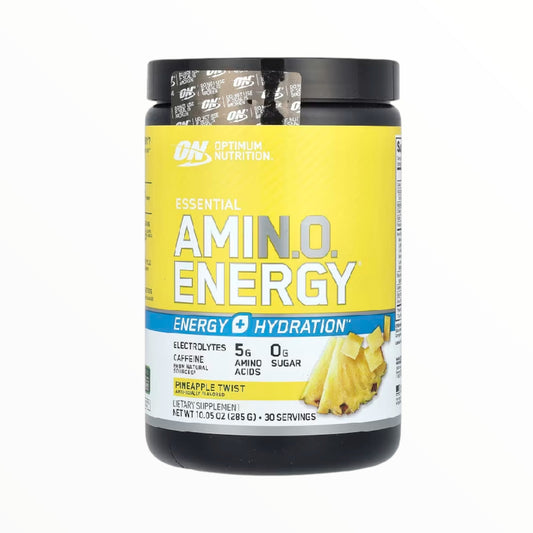 Optimum Nutrition Essential Amino Energy + Electrolytes 285g (30 Servings) | Hydration, Energy & Recovery| In Power Fit Supplements Egypt