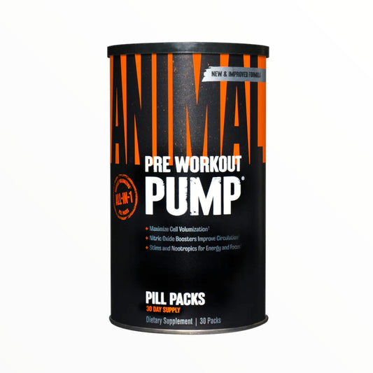 Animal Pump – 30 Packs | Creatine, Pump & Energy Pre-Workout Formula for Maximum Performance|In Power Fit Supplements Egypt