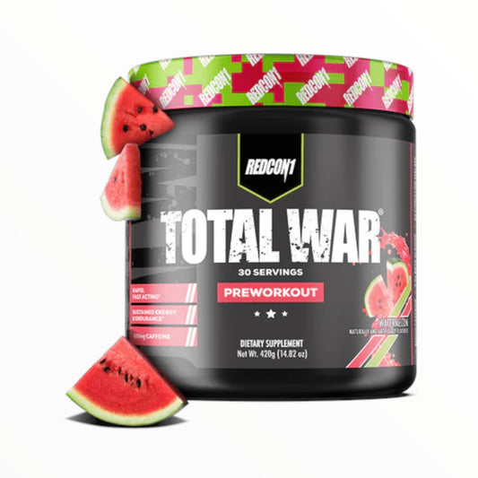 Redcon1 Total War Pre-Workout 447g (30 Servings) | Extreme Energy, Focus & Performance Booster|In Power Fit Supplements Egypt