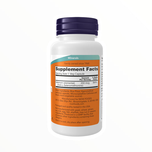 Selenium 200mcg – 90 Tablets | Antioxidant & Immune Support| In Power Fit Supplements Egypt