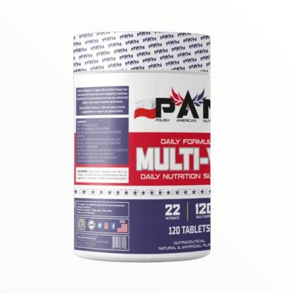 P.A.N. Multivitamin – 120 Tablets | Complete Daily Vitamins & Minerals| In Power Fit Supplements Egypt