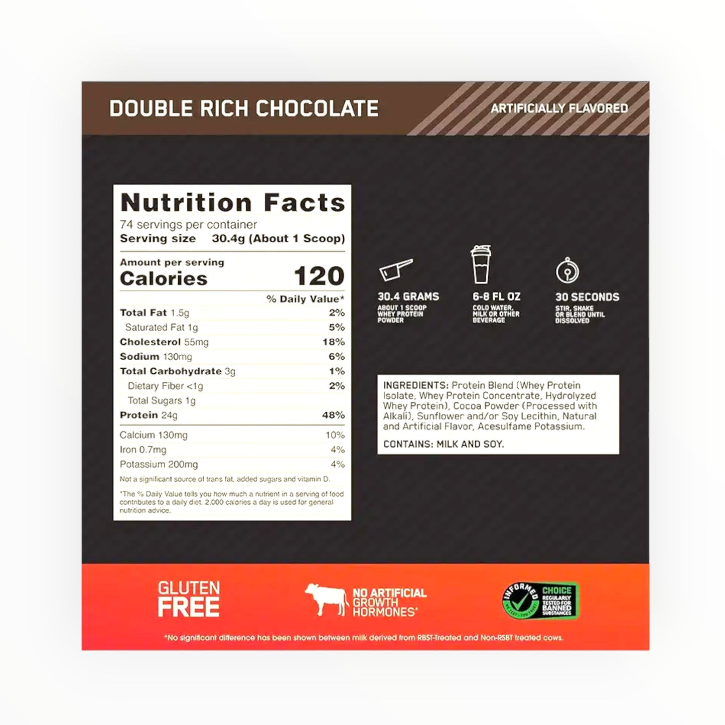 Optimum Nutrition Gold Standard Whey 907g (29 Servings) | Premium Protein for Muscle Growth & Recovery|In Power Fit Supplements Egypt