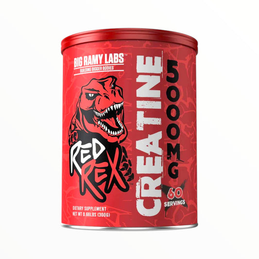 Red Rex Creatine Monohydrate 300g (60 Servings) | Pure Creatine for Strength, Power & Muscle Growth