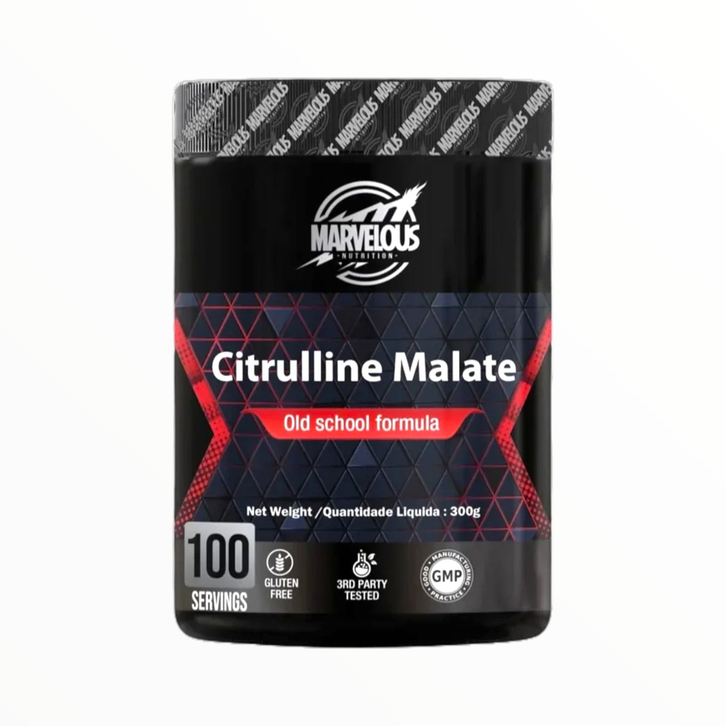 Marvelous Nutrition Citrulline Malate – 100 Servings for Enhanced Nitric Oxide & Performance